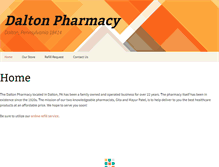 Tablet Screenshot of daltonpharmacy.com